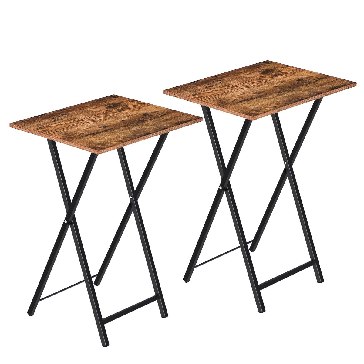 HOOBRO Folding TV Tray Table for Small Space / 2PICS