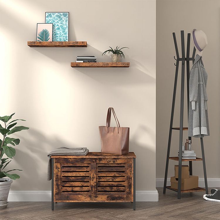 OOBRO Wandregal, Schweberegal 2er-Set, stabile Wandboards, 60 x 20 x 3,8 cm Hängeregale, mit unsichtbaren Halterungen, für Bad, Schlafzimmer, Küche, Büro, Wohnzimmer