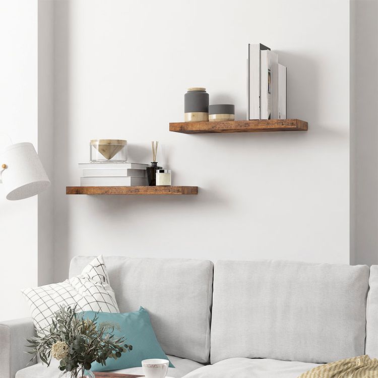 OOBRO Wandregal, Schweberegal 2er-Set, stabile Wandboards, 60 x 20 x 3,8 cm Hängeregale, mit unsichtbaren Halterungen, für Bad, Schlafzimmer, Küche, Büro, Wohnzimmer