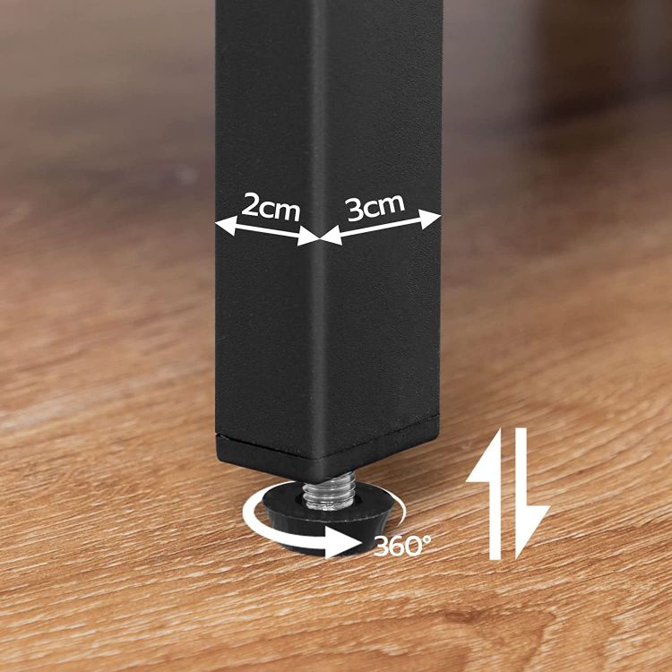 HOOBRO Beistelltisch mit Ladestation, Sofatisch mit 2 Schubladen und USB-Anschluss und Steckdose, Nachttisch für kleine Räume, Stabil und Robust, für Wohnzimmer, Schlafzimmer