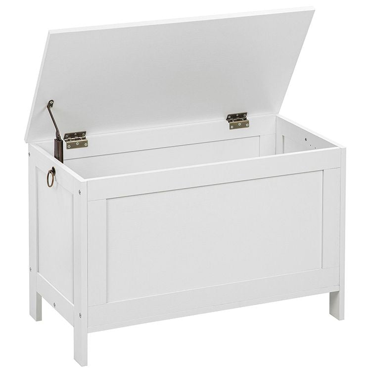 HOOBRO Truhen, Sitzbank mit Stauraum, Spielzeugtruhe mit Deckel, Schuhbank, Sitztruhe, Aufbewahrungstruhe, Robust, Sicherheitsscharniere, Schlafzimmer, Wohnzimmer, 75 cm