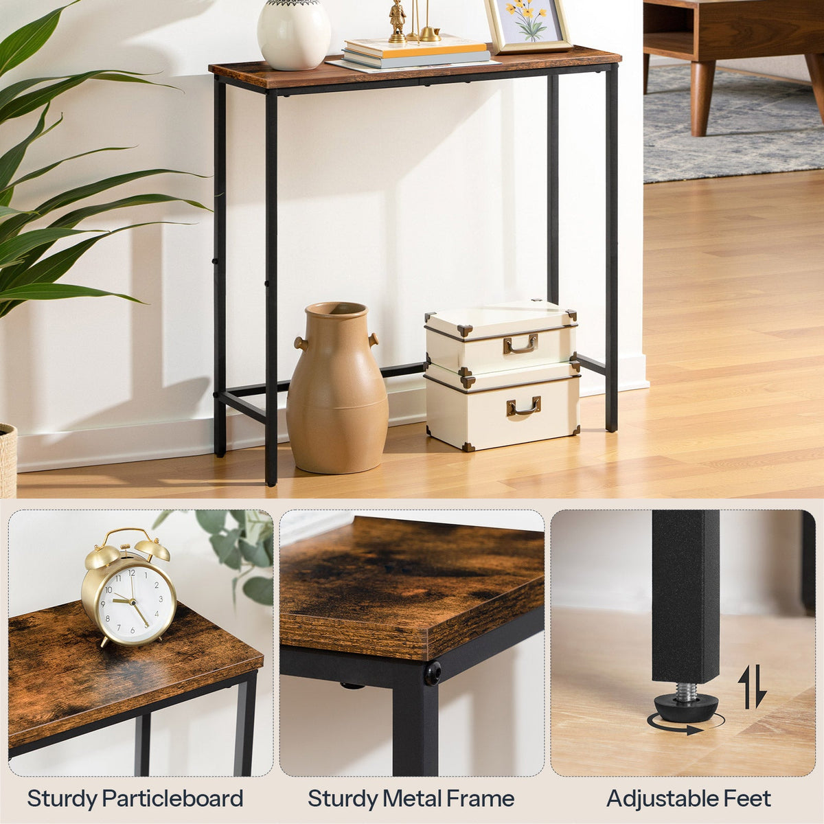 HOOBRO 29.5-inch Narrow Console Table