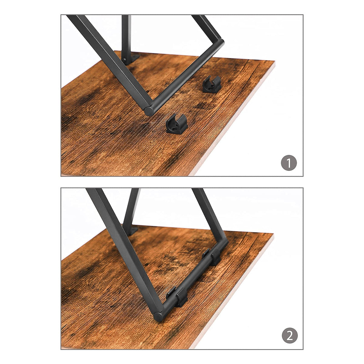 HOOBRO Folding TV Tray Table for Small Space / 2PICS