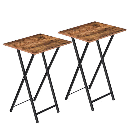 HOOBRO Folding TV Tray Table for Small Space / 2PICS