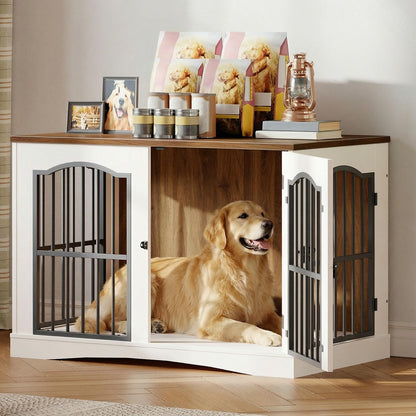 furniture style dog crate for living room