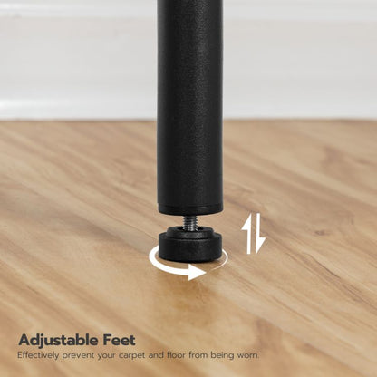 HOOBRO Barhocker 2er-Set mit Rückenlehne, Barstühle mit PU-Lederpolsterung, Küchenstühle mit Fußstütze, für Küche, Wohnzimmer, Bar, einfache Montage